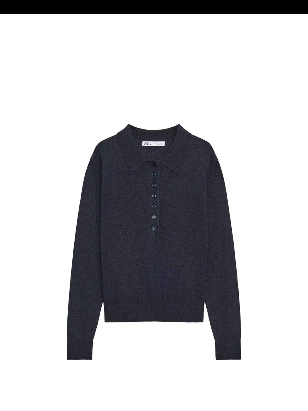 Zara Plain Knit Polo